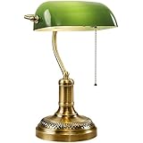 green shade bankers lamp