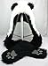 Panda Full Animal Hoodie Hat (Faux Fur) 3 in 1 Function