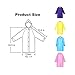 Portable Kids Children Rain Poncho, Opret Reusable Raincoat with Hoods and Sleeves, Durable, Lightweight and Perfect for Outdoor Activities (2 pack, blue)
