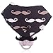 Mustache Baby Bandana Drool Bib with Mustache Pacifier