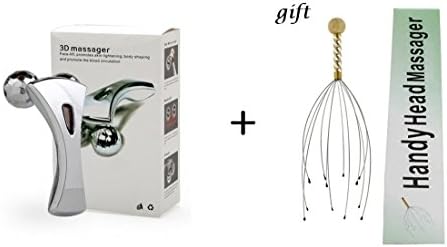 Tamagoods Anti-Aging Skin 3D Roller Face Massager with Hand Head Neck Scalp Massager, Body Slimming, Skin care Tightening