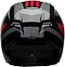 Bell Qualifier Full-Face Motorcycle Helmet (Gloss Black/Red/Titanium Blaze, Large)