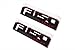 2015-2016 Ford F-150 Lariat Red & Black Fender Emblem Nameplate Right & Left OEM