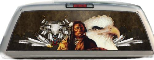 Indian- 17 Inches-by-56 Inches Compact Pickup Truck- Rear Window Graphics