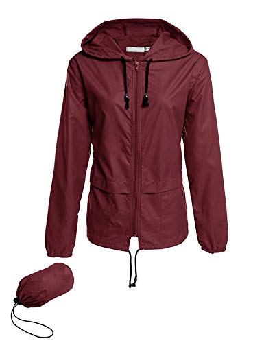 Avoogue Rain Jackets Women Lightweight Waterproof