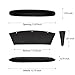 IKENAU Car Seat Gap Filler PU Full Leather Organizer, Console Pocket Car Interior Accessories Universal Car Seat Side Organizer - Set of 2