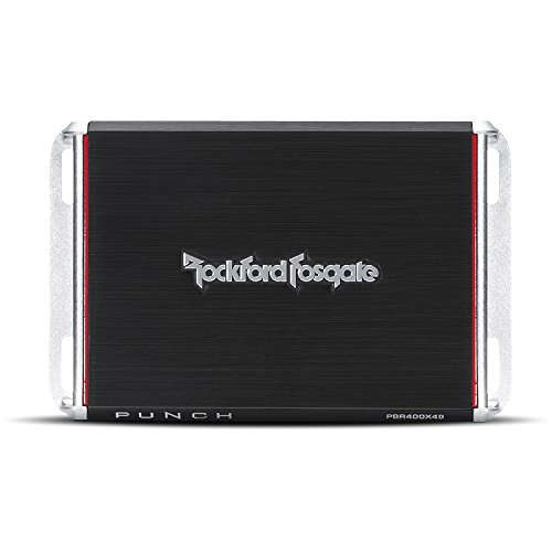 Rockford Fosgate PBR400X4D 400 Watt Full-Range Punch Compact Chassis 4 Channel Amp Amplifier