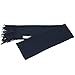 Alpine Swiss Mens Plaid Scarf Soft Winter Scarves Unisex,Solid Navy,One Size