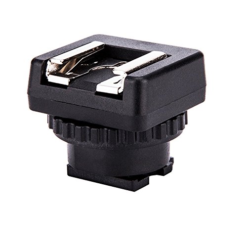 JJC Microphone & LED Light Shoe Adapter Converter for Sony FDR-AX53 FDR-AX33 FDR-AX100 FDR-AX700 FDR-AX45 FDR-AX60 HDR-CX675 HDR-CX900 HDR-CX680 and More Sony Camcorder with Multi Interface Shoe