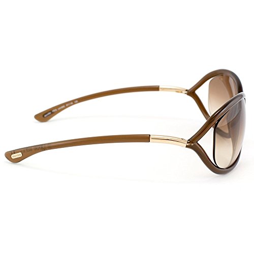 Tom Ford Jennifer FT0008 Sunglasses-692 Dark Brown (Gradient Brown Lens)-61mm