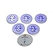 Glowseen LED Glow Wine Bottle Light Sticker Glorifier Bottle Coaster -Blue(6-Pack)