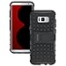 Galaxy S8+ Case, OEAGO Samsung Galaxy S8 Plus Case [Shockproof] [Impact Protection] Tough Rugged Dual Layer Protective Case with Kickstand for Samsung Galaxy S8+ / Galaxy S8 Plus - Black