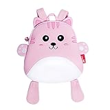 Ofun Mini Bag Toddler Backpack Pink Cat Gift For Little Girl Baby 1-3 years old NH055-CAT
