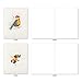The Best Card Company Variety Pack of 10 Christmas Greeting Cards with Envelopes, Humor Holiday Assortment for Kids (10 Designs, 1 Each) - Wildlife Expressions Holiday M2973XSB