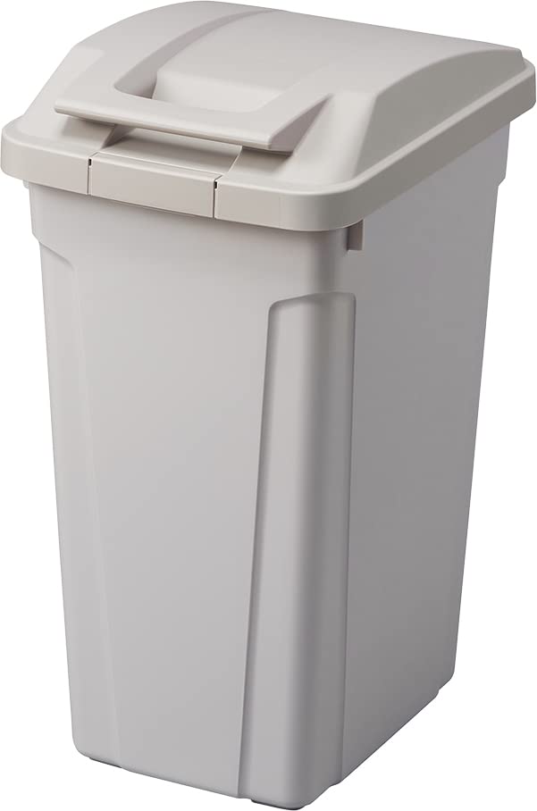 アスベル ゴミ箱 日本製 屋外 フタ付 ロック付き ハンドル付分別ダストボックス45L ライトグレー 幅31.5×奥行42.3×高さ61.8cm商品画像