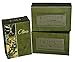 Baronessa Cali Oliva Green Sapone Moisturizing Olive Oil Soap - Classic Oliva Fragrance, Deep Moisturizing and Refreshing Olive Oil Bar Soap - 5.3 Ounce, Pack of 3