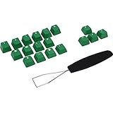 Rosewill Rubber Cherry MX Replacement Keycaps for Mechanical Keyboards (RBKC18 GR)