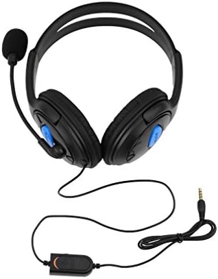 Wired Gaming Headset Over Ear Headphones with Microphone Volume Control for Sony PS4 PC
