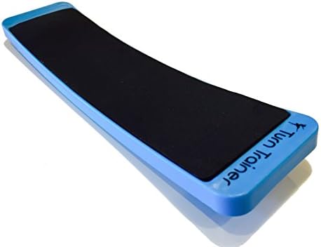 TURN TRAINER turning board for ballet, dance, or ice skating turns (Official Turn Trainer) (Blue)