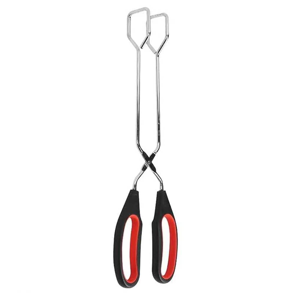 Scissor Tongs 12-Inch Heavy Duty Stainless Steel Scissor Wire Tongs Cooking Tongs