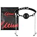 UTIMI Ball Gag Silicone with Nipple Clamps, Lock & Key Included