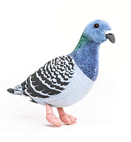 Uni-Toys - Stadttaube - 20 cm (Höhe) - Plüsch-Taube, Vogel - Plüschtier, Kuscheltier – Bild 4