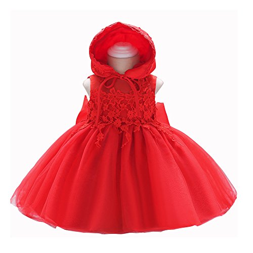 LZH Baby Girl Dress Formal Christening Baptism Gowns Pageant Dress for Toddler