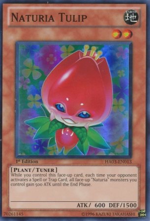 Yu-Gi-Oh! - Naturia Tulip (HA03-EN013) - Hidden Arsenal 3 - 1st Edition - Super Rare