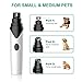 oneisall Dog Nail Grinder - Low Noise Pet Nail Trimmer, Cordless & Electric Rechargeable Nail Grinder, Paws Grooming & Smoothing for Small Medium Dogs Cats
