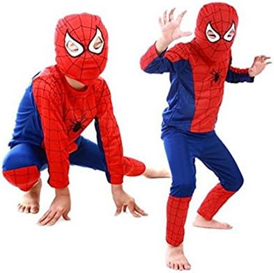 LC Boutique Unisex Spiderman Costume Oufit for ages 4 to 10 Years Old, RUN SMALL- ORDER UP
