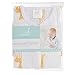 aden + anais Essentials Classic Sleeping Bag, 100% Cotton Muslin, Wearable Baby Blanket, Safari Babes, Giraffe, Large, 12-18 Months