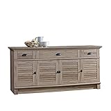Sauder 415373 Harbor View Credenza, Salt Oak