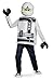 Disguise Zane Lego Ninjago Movie Classic Costume, White, Medium (7-8)