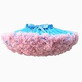 Buenos Ninos Girl's Mix-Color Dance Tutus Chiffon Pettiskirt