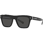 Dolce & Gabbana DG4420-501/87 Sunglasses Black w/Dark Grey 52mm