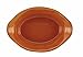 Rachael Ray Cucina Stoneware 2-Quart Oval Baker, Pumpkin Orange