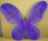 Purple Butterfly Fairy Costume Wings 17
