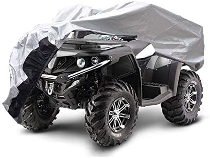 GUNHYI ATV Cover 6 Layers All Weather Waterproof , Heavy Duty 4 Wheeler Cover Quad Cover, Outdoor Protection from Wind UV Sun Snow Rain, Universal Fit XXL (88 x 39 x 42 Inch)