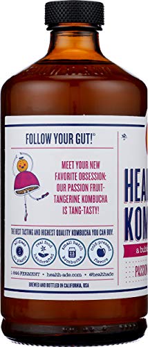 Health Ade Passion Tangerine Kombucha - Image 5