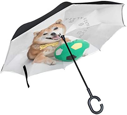 Kaaridream 逆さ傘 長傘 逆折り式傘 手離れc型手元 日傘 晴雨兼用 Uvカット レディース メンズ 車用 柴犬 いぬ 犬柄 アニマル 動物柄 白 ホワイト かわいい 可愛い 雨傘 自立傘 ゴルフ用傘 紳士傘 耐風 遮光断熱 大きめ 軽量 Texty In Kaaridream 逆さ傘 長傘 逆折り式傘 手離れc型手元 日傘 晴雨兼用 Uvカット レディース メンズ 車用 柴犬 いぬ 犬柄 アニマル 動物柄 白 ホワイト かわいい 可愛い 雨傘 自立傘 ゴルフ用傘 紳士傘 耐風 遮光断熱 大きめ 軽量 Texty In