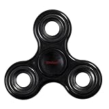 Fidget Spinner High Speed Tri-Spinner Fidget Toy Stress Reducer with Premium Bearing Hand Fidget Spinner Perfect for ADD,ADHD,Anxiety,Autism Adult and Children( (Round-Black) (Round-Black, One size)