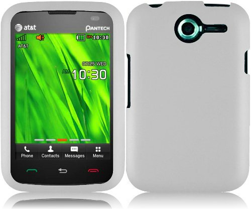 For Pantech Renue P6030 Hard Cover Case White Accessory
