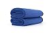 The Rag Company (2-Pack) Dry Me A River Professional Korean 70/30 Microfiber Waffle-Weave Drying & Detailing Towels (20x40, Navy Blue)