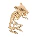 Halloween Haunters Set of 2 Scary Over-Sized Skeleton Rats Prop Decorations - 10