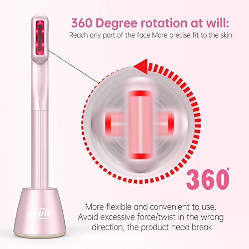 USUIE 4 in 1 Facial Wand, Red Light Therapy for Face and Neck, Facial