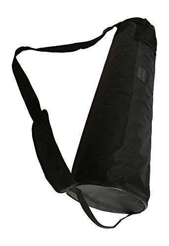 Black Yoga Mat Bag Full Zip Waterproof Yoga Mat Carrying Bag with Adjustable Carrying Strap – Fits Most Pilates, Yoga and Exercise Mats for Men Women