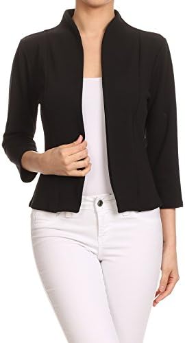 Womens Casual Business Slim Fit Long Sleeve Blazer Jackets J907