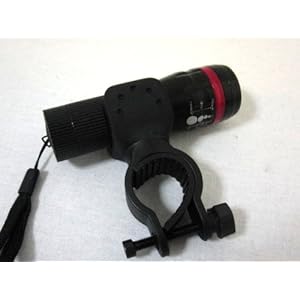 LED自転車ライト＆ライトホルダーセット CREE社 Q5チップ搭載高輝度LED