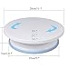 Ejoyous Aluminium Alloy Cake Decorating Turntable,11 Inch Revolving Cake Stand with Decorating Sets, Scraper Combs (3pcs),2 Icing Spatula (Scraper Cutters)
