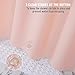 AmazerBath Light Pink Shower Curtain Plastic 72x72 Inches, Premium PEVA Shower Curtain Pink, 8G Heavy Duty Shower Curtains for Bathroom with 3 Big Weighted Stones and 12 Rustproof Grommets